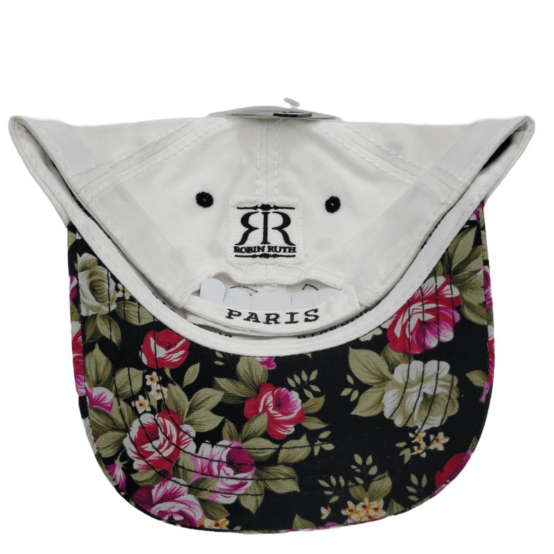 Casquette Fleurs de Paris - Noir - Dessous