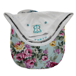 Casquette Fleurs de Paris - Bleu - Dessous