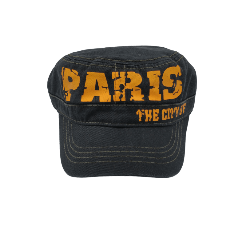 Cuban Cap City of Paris - Black/orange - Face