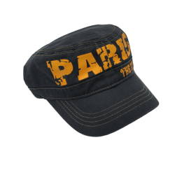 Cuban Cap City of Paris - Black/orange - Side