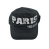 Cuban Cap City of Paris - Black/White - Face