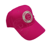 Casquette Timbre Paris - fushia - côté