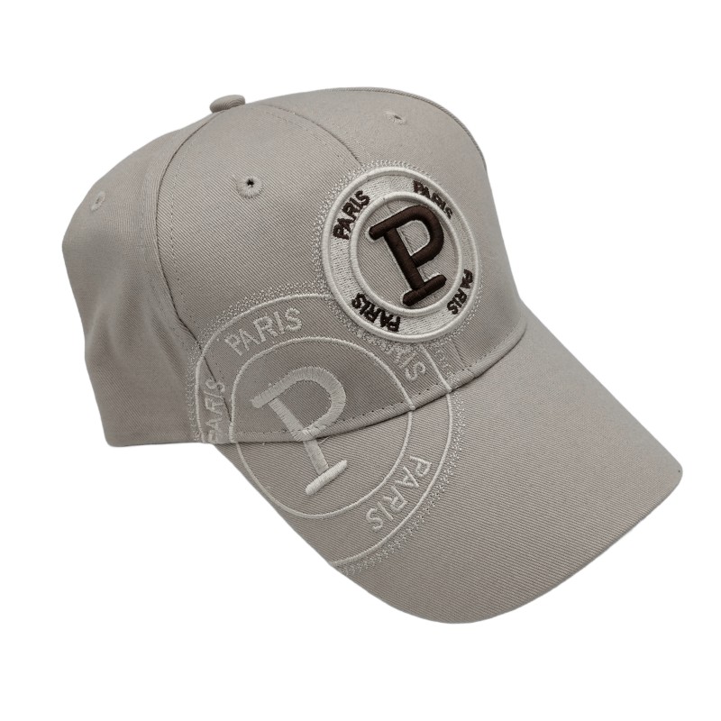 Casquette Timbre Paris - gris - côté