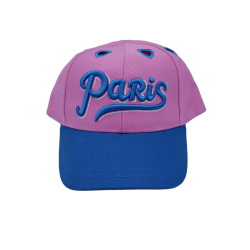 Cap Paris Heart Hole - pink - face