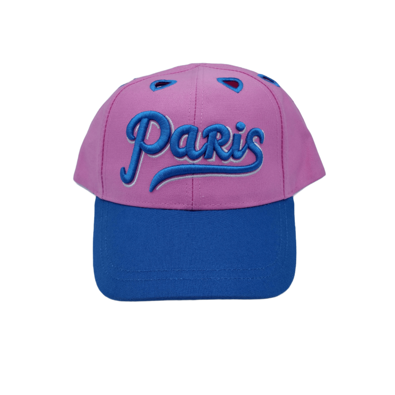 Cap Paris Heart Hole - pink - face