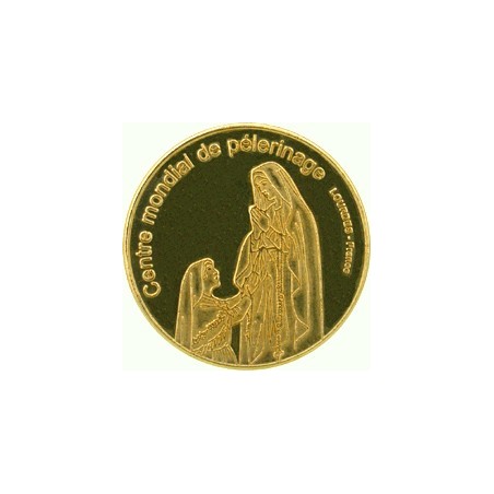 World Pilgrimage Centre (Lourdes) medal