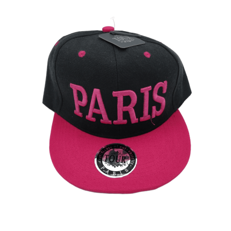 Paris US type cap Adult - pink - face