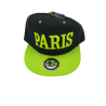 Paris US type cap Adult - yellow - face