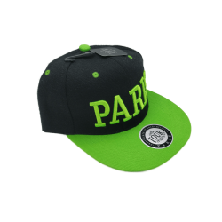 Paris US type cap Adult - green - side