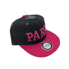 Casquette Paris type US Adulte - rose - côté