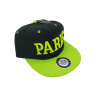 Casquette Paris type US Adulte - jaune - côté