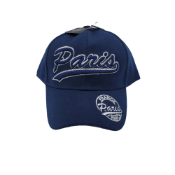 Adult cap Paris Classic - blue - face