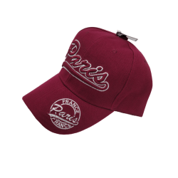 Adult cap Paris Classic - red - side