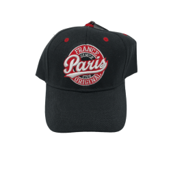 Casquette Adulte Paris Original - noir/rouge - face