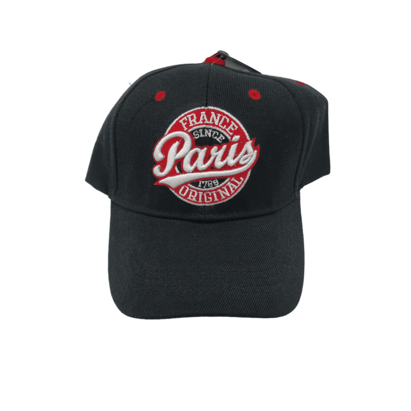 Paris Original Adult Cap - black/red - face