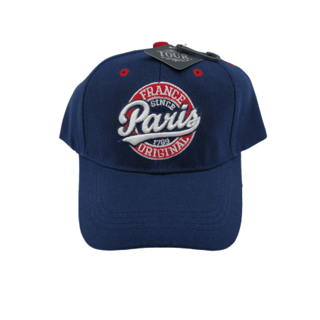 Paris Original Adult Cap - blue/red - face Paris Original Adult Cap - blue/red - face