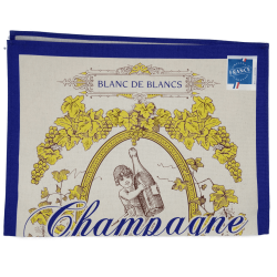 Champagne Brut tea towel