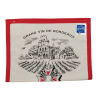 Pomerol Prestige tea towel - Bordeaux vineyard - top