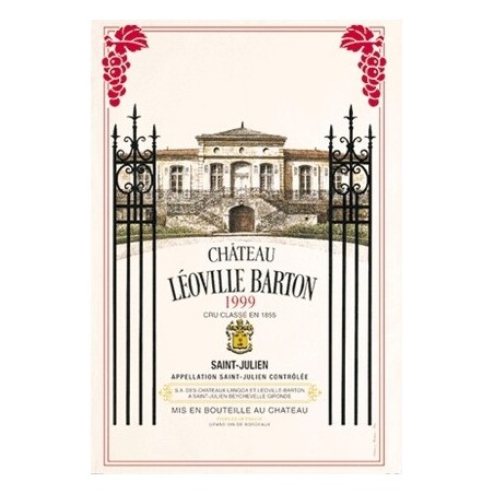 Tea towel Château Leoville Barton - Bordeaux vineyard