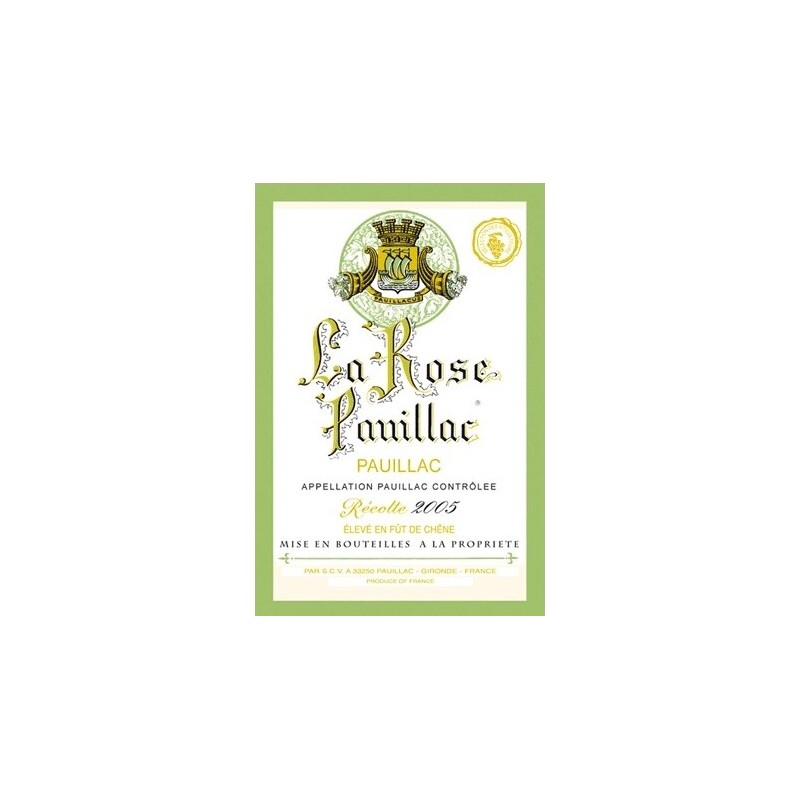 Tea towel La Rose Pauillac - Bordeaux vineyard