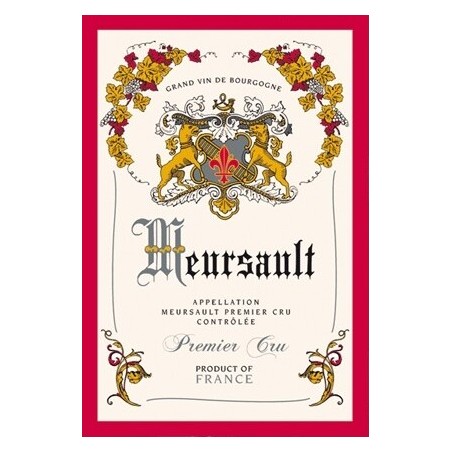 Meursault tea towel - Burgundy vineyard