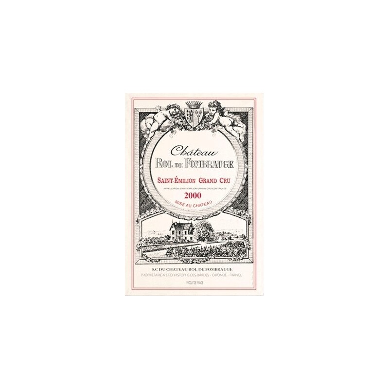 Rol de Fombrauge tea towel - Bordeaux vineyard