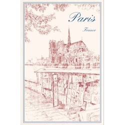 Notre-Dame de Paris tea towel