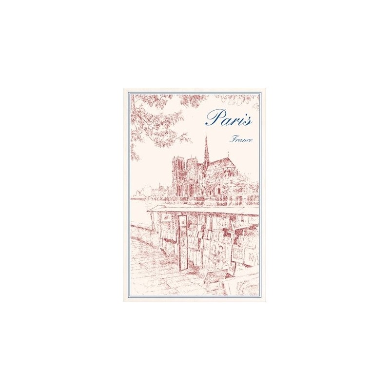 Notre-Dame de Paris tea towel