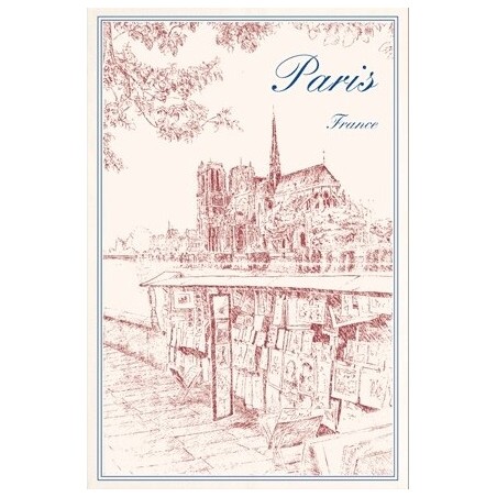 Notre-Dame de Paris tea towel