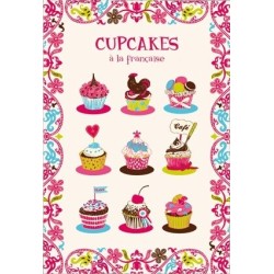 French Cupcakes tea towel