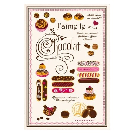 Torchon J'aime le Chocolat Torchon J'aime le Chocolat