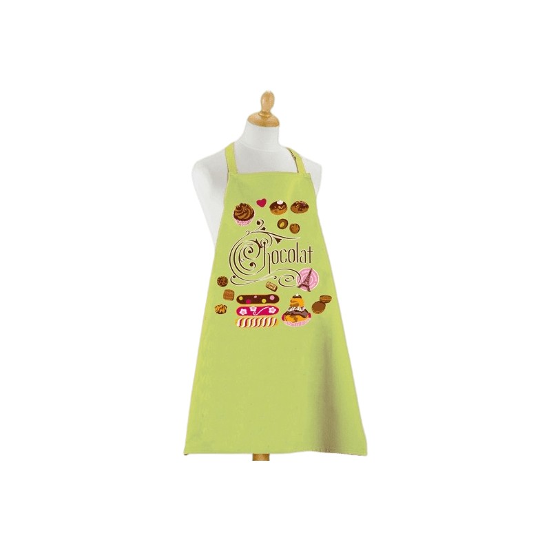 Chocolate Eclairs Apron - Green