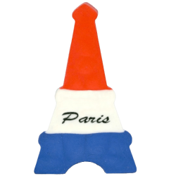 Blue-White-Red Eiffel Tower eraser