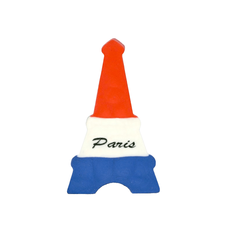 Blue-White-Red Eiffel Tower eraser