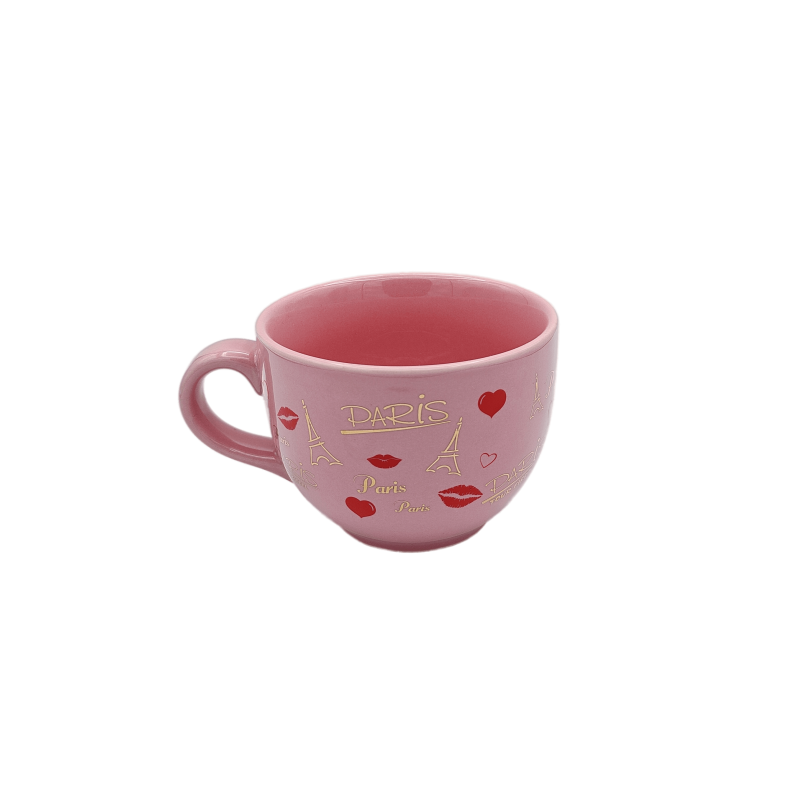 Paris Kissing Bowl - pink - side