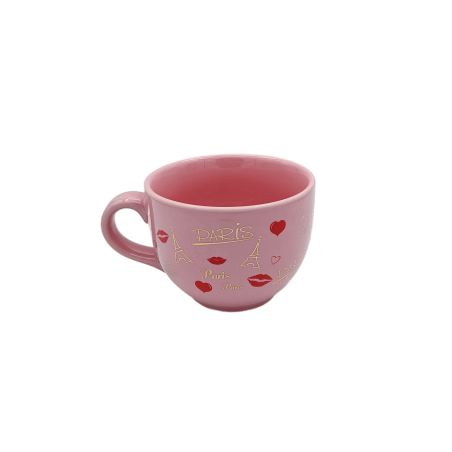 Paris Kissing Bowl - pink - side