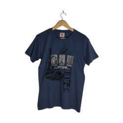 T-shirt 3 Monuments - Gris bleu