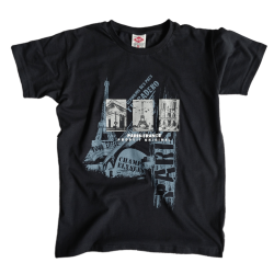 3 Monuments T-Shirt - black