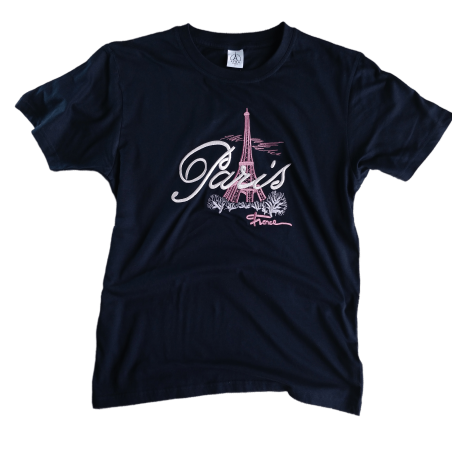 Paris Tree T-shirt - navy blue
