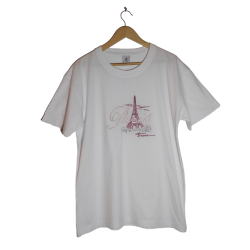 T-shirt Paris Arbre - blanc