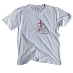 T-shirt Paris Arbre - blanc