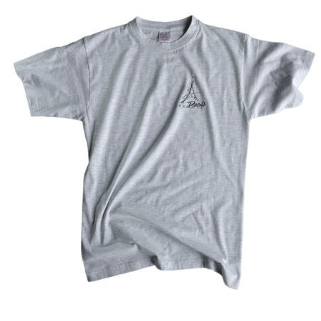 Eiffel Tower heart-side T-shirt - gray Eiffel Tower heart-side T-shirt - gray