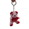 Teddy Bear Paris key ring - pink