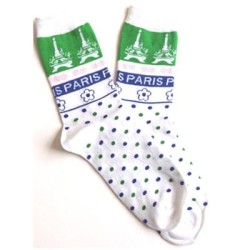 Paris polka dot sock