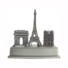 Three Monuments on metal base - silver