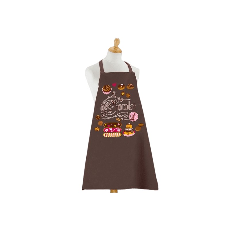 Chocolate Eclairs Apron - Brown