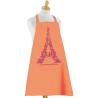 Paris Macaroons Apron - Orange