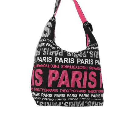 Bag City of Paris - pink white