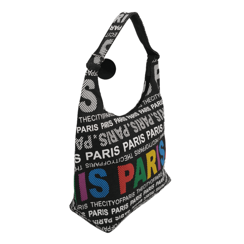 Bag City of Paris - white rainbow