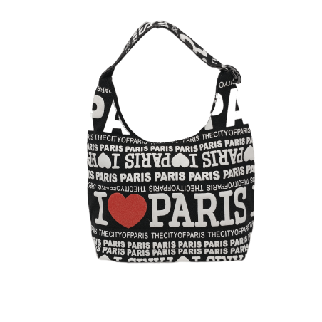 Sac I Love Paris - noir